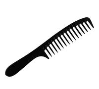 Pettine pettine tascabile in plastica riutilizzabile con linguetta larga fai da te pettine a denti fini impugnatura da 7,8 polliciTrattamento professionale