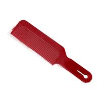 Pettine piatto da uomo, portatile, per parrucchiere, testa ad olio, spazzola per capelli (nero, bianco, rosso)