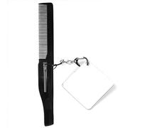 Pettine pieghevole da barba con pettine per baffi, piccolo pettine tascabile per uomini per la cura quotidiana e la cura dei capelli