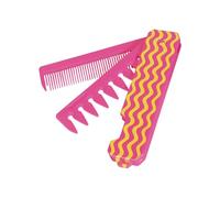 Pettine pieghevole da viaggio con funzionalità integrate di toelettatura e massaggio, spazzola portatile per uso quotidiano Spazzola per capelli dal design compatto