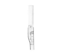 Pettine Pieghevole In Metallo Portatile A Due Usi Per Uomo Strumento Lo Styling Dei Capelli E La Manutenzione Della Barba Pettine In Metallo Portatile Capelli E Barba Da Uomo