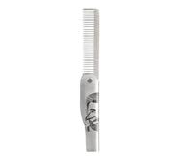 Pettine pieghevole per barba da uomo, 16,5 x 2,2 x 0,6 cm, pettine per baffi, portatile, in acciaio inox, massaggiatore, toelettatore per capelli, adatto ai viaggi per papà, marito, uomo