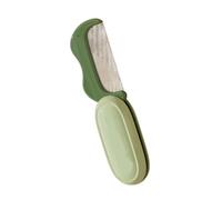 Pettine pieghevole per massaggio delicato del viso e del corpo e rimozione delle macchie di lacrima, strumento portatile per la toelettatura degli animali domestici