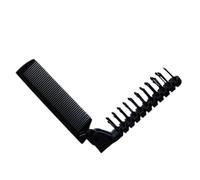 Pettine pieghevole-Pespa per capelli tascabili a due teste, pettine di massaggio PP, pettine per trucco dente fine, pettine tascabile pieghevole antistatica, strumento di styling della spazzola per ca