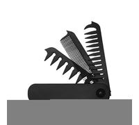 Pettine pieghevole portatile | Pettine antistatica maschile | Accessorio per viaggi e acconciature giornaliere | ABS 22x2,8x1 cm Light 50g Dono ideale per padre marito