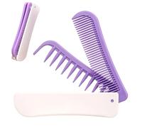 Pettine Pieghevole Portatile Strumento Portatile a Doppia Testa per | Pettine a Denti Per Casa, Vacanza, , Appartamento, Hotel, Dormitorio Universitario, Dormitorio, Fattoria, Spiaggi