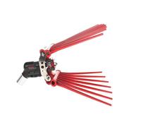 PETTINE PNEUMATICO DOPPIO RICAMBIO ABBACCHIATORE SCUOTIOLIVE V8 TITANIUM LISAM