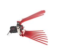 PETTINE PNEUMATICO DOPPIO RICAMBIO ABBACCHIATORE SCUOTIOLIVE V8 TITANIUM LISAM