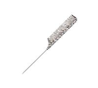 Pettine portatile della coda dei capelli che prendono in giro la separazione dei denti fini per intrecciare lo strumento di styling dei capelli con pettine di separazione del codino dell'acciaio