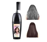 Pettine portatile per tinture per capelli, spazzola per copertura grigia, copertura rapida per capelli bianchi, per donne e uomini, strumento per la toelettatura di feste, matrimoni, riunioni, viaggi