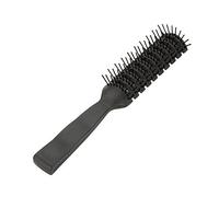 Pettine professionale antistatico a costole, spazzola per capelli con testa rotonda per massaggio del cuoio capelluto, materiale pratico e durevole, facile da trasportare, adatto per uomini e donne