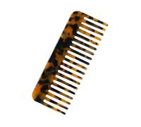 Pettine professionale per capelli in acetato di cellulosa, denti larghi, antistatico, per massaggi del cuoio capelluto, tascabile, design marmorizzante, adatto per uomini e donne, bagnato e asciutto,