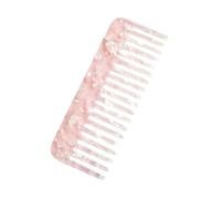 Pettine professionale per capelli in acetato di cellulosa, denti larghi, antistatico, per massaggi del cuoio capelluto, tascabile, design marmorizzante, adatto per uomini e donne, bagnato e asciutto,