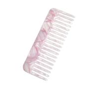 Pettine professionale per capelli in acetato di cellulosa, denti larghi, antistatico, per massaggi del cuoio capelluto, tascabile, design marmorizzante, adatto per uomini e donne, bagnato e asciutto,