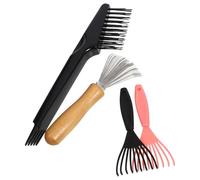 Pettine Pulitore per Spazzola Chioma Ricci, Plastica Leggera, Uso | Salone e Casa, Rimuove Nodi e Forfora, Denti Delicati, Esperienza Confortevole