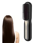 Pettine Raddrizzacapelli Attrezzi Per Lo Styling Dei Capelli A | Spazzola Calda Lisciante Per L'Uso In Casa, In Viaggio, In Vacanza E Nelle Mattine Di Fretta