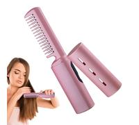 Pettine Raddrizzante Elettrico Per Capelli Utensile di Styling Senza Filo | Mini Piastra Per Capelli A Pettine Ionico Caldo Per Donna Mamma Parrucche Casa E Viaggio