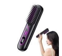 Pettine Raddrizzante per Capelli - Con 200 Milioni Di Ioni Negativi - Spazzola Termica per Capelli | Per Casa, Dormitorio, Viaggio, Parrucchiere, Hotel, Bagno, Donne, Madre e Fidanzata