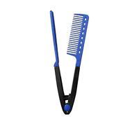Pettine raddrizzante per capelli - PVC V - Pettine dritto a forma di V - Versatile per barba, spazzola portatile da salone per parrucchiere | per ferro per scala domestica - Incontri
