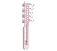 Pettine raddrizzatore per capelli, a forma di V, per acconciatura, antistatico, per viaggi e uso quotidiano, per donne, ragazze e famiglie