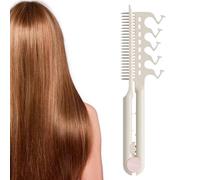 Pettine Raddrizzatore per Capelli | Pettine Styler | Strumento Per Parrucchiere Per Volumizzare Capelli Uso Quotidiano Viaggio Salone Casa
