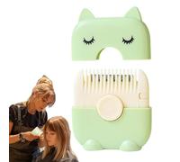 Pettine Rasoio Per Taglio Capelli - Pettine Tagliacapelli Portatile | 2 In 1 Per Doppie Punte E Frangia Ragazzi Adulti