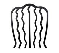 Pettine rotante francese per capelli forma di U per donna, pettine per capelli in metallo, strumento francese twist - pettini per capelli eleganti e durevoli per ragazze