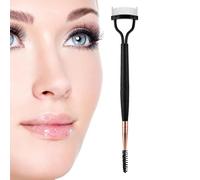 Pettine separatore di ciglia,Separatore di ciglia per sopracciglia a doppia testa in acciaio inossidabile |Strumenti per il trucco portatili pieghevoli, pennello per ciglia a mezzo per adulti, d