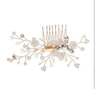 Pettine Sposa per Capelli Copricapo da sposa Pettine per capelli da sposa Pettine per capelli con strass di cristallo fatto a mano Decorazione Acconciatura Capelli