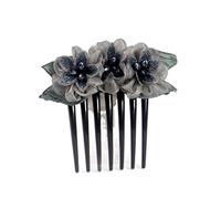 Pettine Sposa per Capelli Pettine Laterale Per Capelli Con Fiore Di Rosa Pettine Per Capelli Semplice Pettine Per Capelli Con Fermaglio Semplice Per Capelli Per Ragazze Decorazione Acconciatura Capell