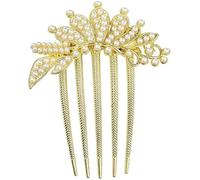 Pettine Sposa per Capelli Pettine laterale per capelli con strass Pettine per capelli da sposa da sposa Pettine per capelli da donna Pettini laterali per capelli Accessori per capelli Decorazione Acco