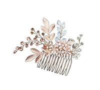 Pettine Sposa per Capelli Pettine laterale per capelli in stile cinese Pettine per capelli blu Pettine per capelli a forcina decorativo retrò per matrimonio Decorazione Acconciatura Capelli(2)