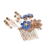 Pettine Sposa per Capelli Pettini Laterali Per Capelli In Stile Cinese Accessori Per Pettini Per Capelli Con Perle Accessori Per Pettini Per Capelli Con Frangia Forcina A Forma Di U Decorazione Acconc