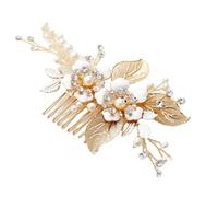 Pettine Sposa per Capelli Pettini Laterali Per Capelli In Stile Cinese Accessori Per Pettini Per Capelli Con Perle Accessori Per Pettini Per Capelli Con Frangia Forcina A Forma Di U Decorazione Acconc