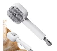 Pettine spray per la depilazione | Spazzola da bagno multifunzionale | Pettine massaggiante riutilizzabile da 300 mAh, per animali a lungo e corto