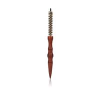 Pettine Stilizzato In Miniatura Per Uomo E Donna Con Spazzola Rotonda Morbida Per Frangia, Setole Di Cinghiale Strumento Per La Cura Dei Capelli In Legno Massello Venature A Spirale(S)