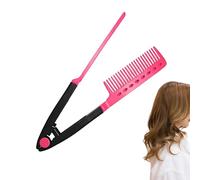 Pettine Stiracapelli con Impugnatura,Piastra a V per Capelli Lisci | Accessorio Pettine Per Piastra,per Casa, Viaggio, Vacanza, Hotel e Appuntamenti