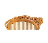 Pettine Strumenti for la cura della barba da uomo Pettine da doccia in legno Pettine for capelli bagnati adatto a tutti i tipi di capelli Pettine Per Capelli