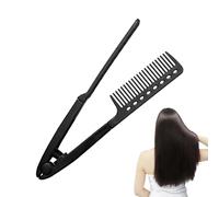Pettine Styler Stirante Donna - Piastra Acconciatura a Forma di V Anticrespo,Attrezzatura Antiscricchiolio con Manico Ergonomico per Styling Quotidiano Principianti ed Esperti