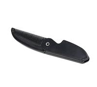 Pettine Tascabile Pieghevole da Uomo, Pettine da Barba da Uomo, Pettine per Baffi Pettine da Viaggio Pieghevole Nero per la Toelettatura Quotidiana e l'uso in Ufficio