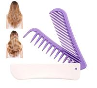 Pettine Tascabile Pieghevole - Pettine Per Capelli Pieghevole Portatile, Strumento Di Separazione Portatile Per Acconciatura | Pettini Per Acconciature Tascabili Per Casa, Viaggi, Vacanze, Barbieri, P