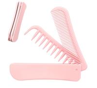 Pettine tascabile pieghevole, strumento per acconciatura e cura dei capelli a doppia testa - pettine a denti | per casa, viaggi, vacanze, salone di parrucchiere, appartamento, hotel, dormitorio