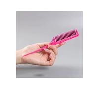 Pettine Texturizzante A Tre File Di Setole Con Estremità A Coda, Strumento Professionale For Lo Styling Nei Saloni Bellezza, Ideale For Sollevare Le Radici(A)