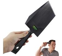 Pettine top piatta con livellamento, pettine da topper piatto professionale con manico ergonomico, per capelli leggero riutilizzabili per barbiere o capelli da taglio della casa, strumenti da