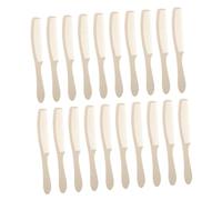 Pettine Usa e Getta 50 Set, Abs, Portatile, Beige | Denti Lisci, Presa Comoda, per Viaggio e Salone, Confezione con Coperture, Multipack da Cinquanta