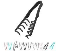 Pettine volumetrico strutturato con denti larghi per il sollevamento e la cura delle radici dei capelli, la base della frangia e la copertura della fascia. Pettine professionale da parrucchiere per