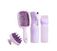 Pettine Volumizzante, Kit Styling Completo(Purple-4 piece set)