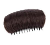 Pettine volumizzante per capelli in fibra sintetica senza cuciture, design di integrazione professionale, accessorio per acconciature da sposa ed evento Flat Head Hair ispessimento