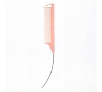 Pettini a coda curva in fibra di carbonio pettini con lunghi perni in acciaio per acconciature e separazione parrucchiere pettine salone parrucchiere pettine