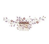 Pettini a Forcina Inserisci pettine for capelli pettine for capelli copricapo da sposa in cristallo Accessori per Capelli